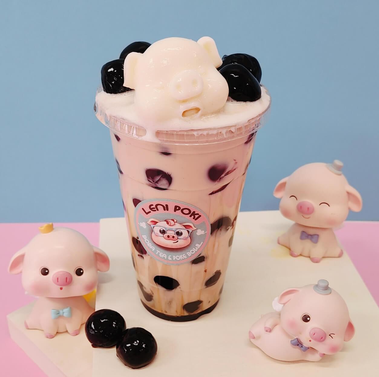 Black sugar pearl Boba tea